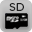 Registrazione su SD card fino a 32GB